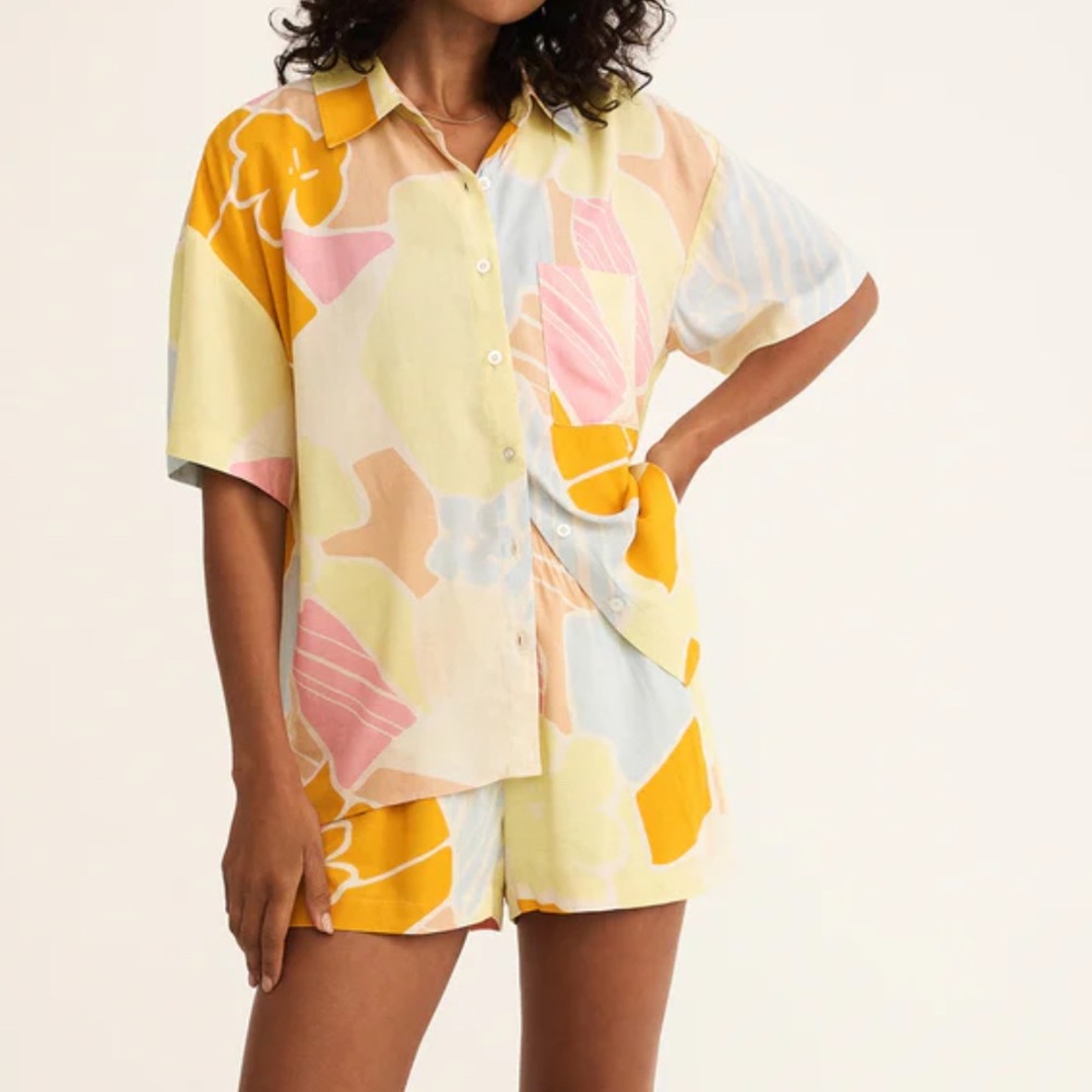 Z Supply Shirt & Shorts Set